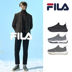 FILA 신상 뉴 패딩슈즈 방한화 슬립온 남성용