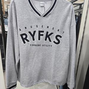 [써드케이]레이 아플리케 브이넥 MO3T658 097_DG