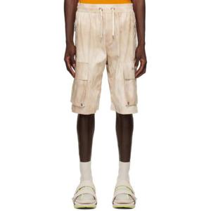 25 FW 발망 남성 베이지 카고 포켓 쇼츠 231251M193012