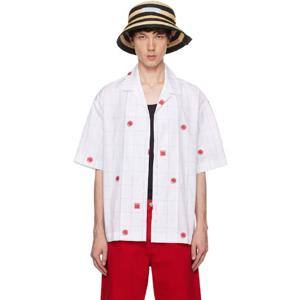 25 FW 쟈크뮈스 남성 화이트 라 카사 라 슈미즈 장 셔츠 242553M192007