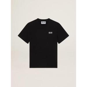 골든구스 반팔 티셔츠 GMP01220 P000879 80203 Free Black White