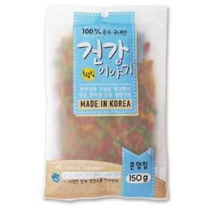 건강이야기 강아지 져키 간식 혼합칩 150g 먹이 개