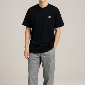 [뉴발란스 주니어]NB 뉴발란스 애슬레틱 9060패치 코튼 반팔티 블랙 MT51966-BK