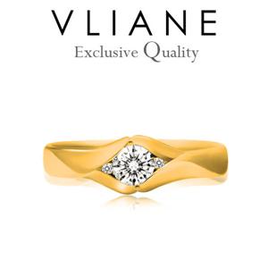 [브리앙] 18K 오슬로 0.3캐럿 다이아몬드 남자 반지 (3부,남자선물)