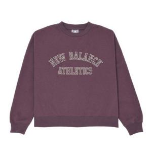 뉴발란스긴팔티 LQJ NBNCE4S062-75 여성 아치형 그래픽 맨투맨 (OVER FIT)