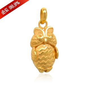 순금 펜던트 3.75g 24K [앤틱 부엉이]