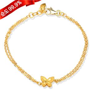 여자 순금 팔찌 3.75g 24K [큐트 나비]