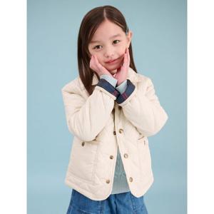 [빈폴키즈] [빈폴키즈] 퀼팅 점퍼 아이보리 (BI5138UE10)