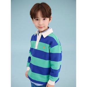 [빈폴키즈] 스트라이프 보더 스웨트 셔츠 그린 (BI5141U04M)