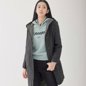 [지센] 경량 후드 롱 점퍼 LSJPOA52