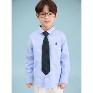 [빈폴키즈] [Essential] 옥스포드 셔츠 & 넥타이 세트 스카이 블루 (BI5164UE1Q)