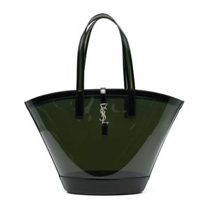 생로랑 로고 vinyl 토트백 773697 FAC0X3055