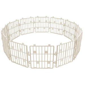 강아지울타리 푸르미 12p 큐브 울타리 (아이보리)