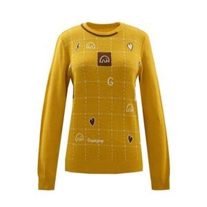 그린조이 HC12 여성  JQD 라운드티셔츠 GF22SR22W(머스타드)