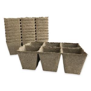 지피 사각 연결포트 6칸(24x16x8) .펠렛 트레이 친환경 육묘 모종 종자.