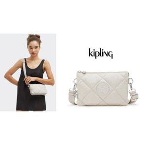 [키플링]키플링 퀄팅크로스백 RIRI 리리 에어리 베이지 Ql  KPABS41 AGQL