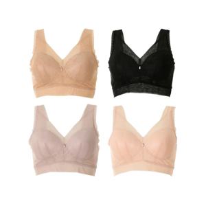 [비너스](4종택1)어깨 압박없이 편안한 노와이어 컵런닝 브래지어VLGC344