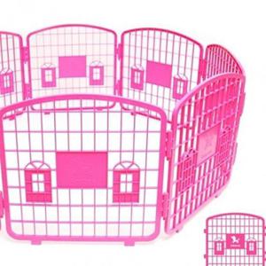 애견 울타리 대형_핑크 6p 강아지 팬스 펜스 배변훈련 애견팬스