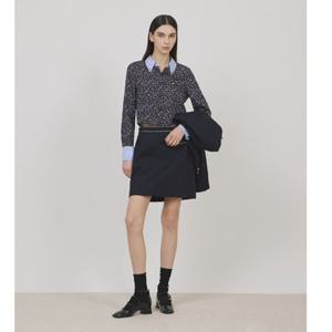 [쥬크] 플라워 프린트 크롭 셔츠 (Z243MSC002)