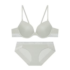 베이직 라인포인트 에어로쿨 브라 햄팬티세트_라이트그레이