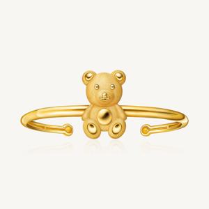 수앤진골드 곰돌이 돌팔찌 24K 순금 7.5g