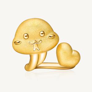 수앤진골드 러블리 뱀 돌반지 24K 순금 3.75g