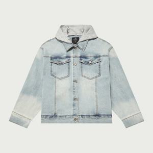 [행텐주니어]행텐틴즈 여아 후드 디테처블 데님 트러커 자켓_254