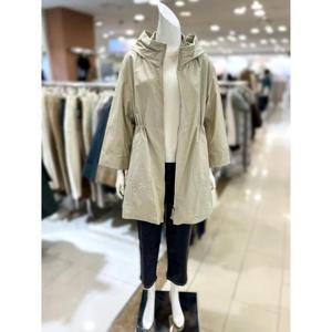 소고 세이브존01 반 후드넥 하프 트렌치 코트 TK1YA06