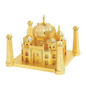 3D 입체 메탈 퍼즐 미니 인도 타지마할 골드