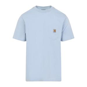 칼하트윕 라이트 블루 포켓 클래식 핏 티셔츠 I0304342P5XX AIR