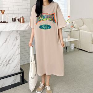 [LBRAND] 드리머 반팔 면100 롱원피스