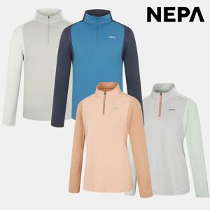 [네파 (행사)]남여 봄 블럭형 긴팔 집업 티셔츠 7J15403_7J25403