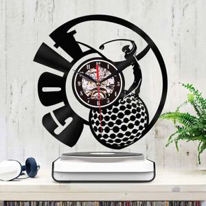 레코드 골프 벽시계 무소음 스포츠 모던한 디자인