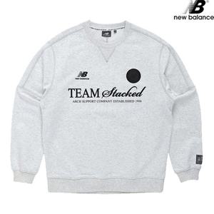 뉴발란스 NBNCD22363-LG TEAM STACKED 맨투맨 남녀공용 긴팔티