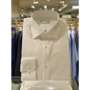 [듀퐁셔츠]SE5SM21LS301SWH 슬림핏 긴팔 140수 클레식 솔리드화이트 면100 남자와이셔츠