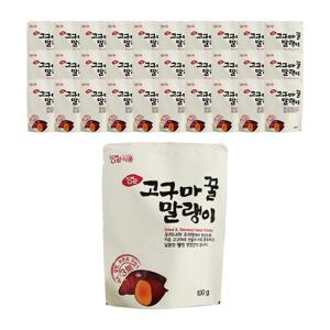 땅끝해남 고구마말랭이100gX30봉