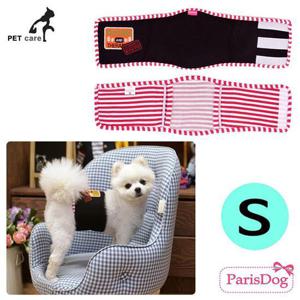 블랙 패리스독 힐링캠프 매너벨트 S