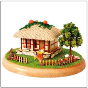 나무공작초가집 조립형 미니하우스 디오라마
