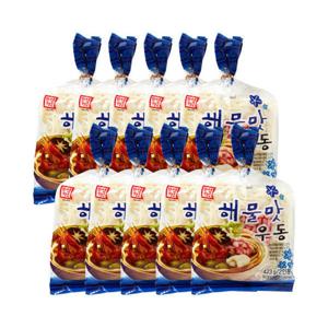 한성기업 해물맛 우동 2인분 423g X 10개