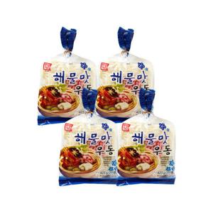 한성기업 해물맛 우동 2인분 423g X 4개