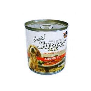 굿프랜드 스페셜 서퍼 닭고기 285g 강아지 애견 개 먹이 통조림 시져