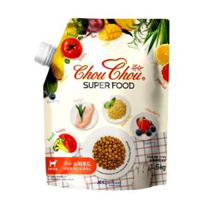 슈슈 슈퍼푸드 어덜트 1.5kg 강아지 사료