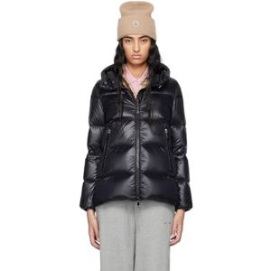 몽클레어 패딩 블랙 세리트 쇼트 다운 재킷 242111F061000