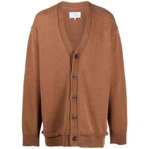 메종마르지엘라 엘보 패치 V넥 가디건 SI1GP0003S18064