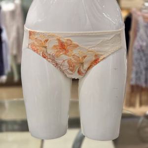 [와코루] 여성 프린트 튤레이스 햄팬티 (WPT1957H OR)