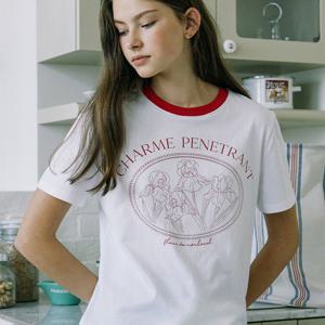 Iris Print T-shirt_White [N24SMTS002]
