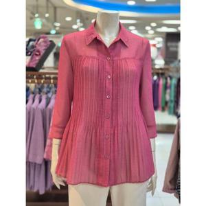 포라리 세이브존05 썸머 로맨틱 핀턱 플리츠 블라우스 LB24041