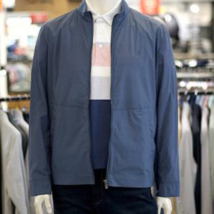 [크로커다일남성]남성 여름 솔리드 홑겹 점퍼 ARAPQJP2202