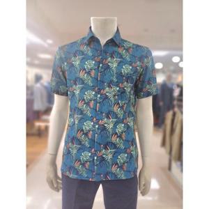 피에르가르뎅 세이브존05 프린트 써커 노멀핏 셔츠 PQWS2609