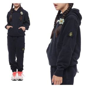 [스톤아일랜드]22FW 와펜 패치 후드티셔츠 (771661640_V0020_2_2